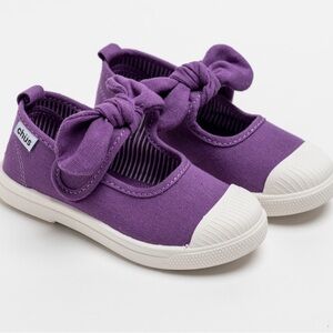 Chus Girls Athena Canvas Shoes in Purple Size 23 NWOT (New without tags)